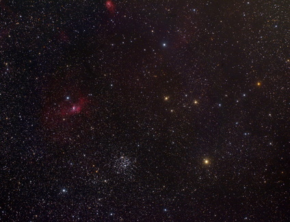 Messier 52 und Bubbble Nebula