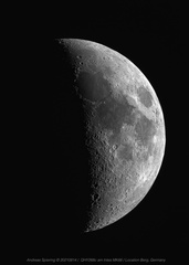 38% Mond vom 14. August 2021